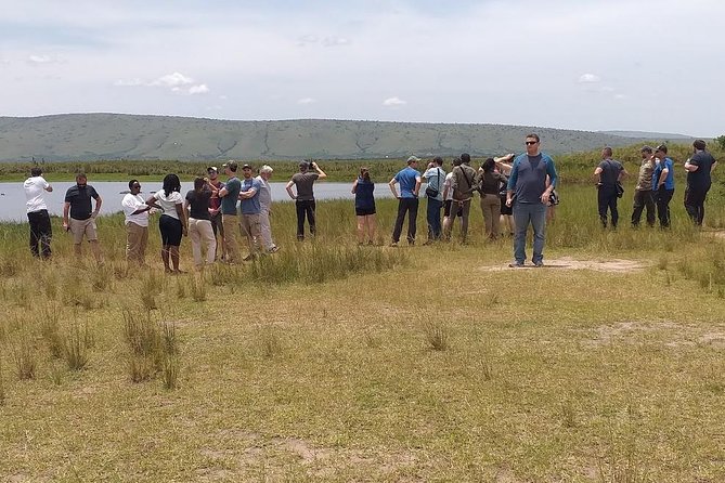 1 Day Safari to Akagera national park-Big5 Safari - Following the guide through the savanna