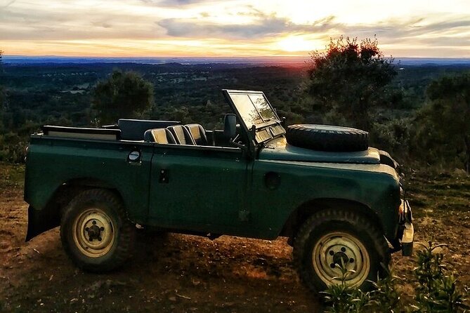 2hr Cork Safari in a Classical Land Rover - Reaching Maroteira Winery from Évora