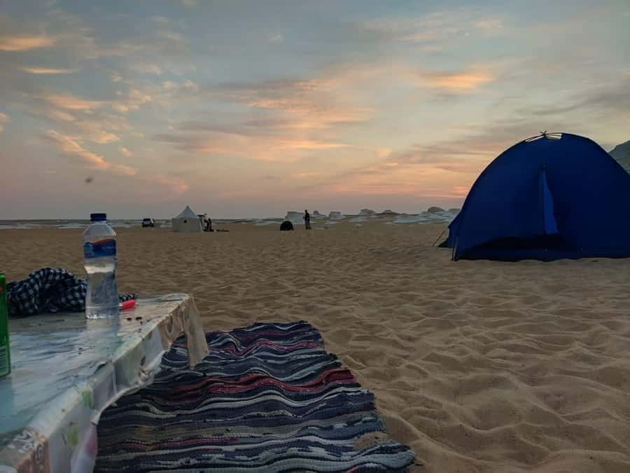 4-Day Bahariya Oasis and African Sahara Camping Adventure. - Day 2: White Desert formations, valleys, and a quiet night