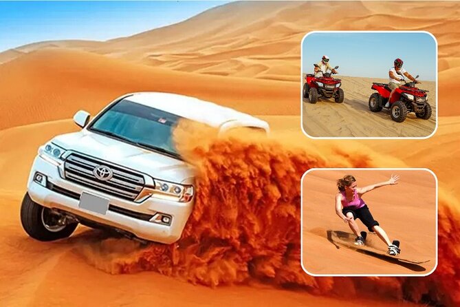 4 Hour Morning Desert Safari with Camel Ride & Sand Boarding - Key points at a glance