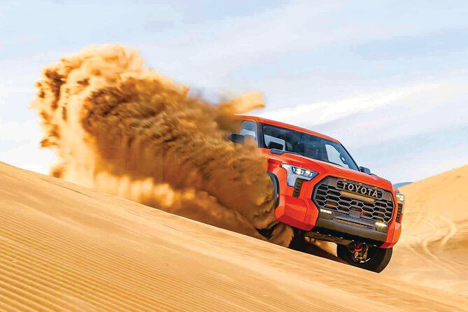 4 Hour Morning Desert Safari with Camel Ride & Sand Boarding - First stop: reaching the desert entry point
