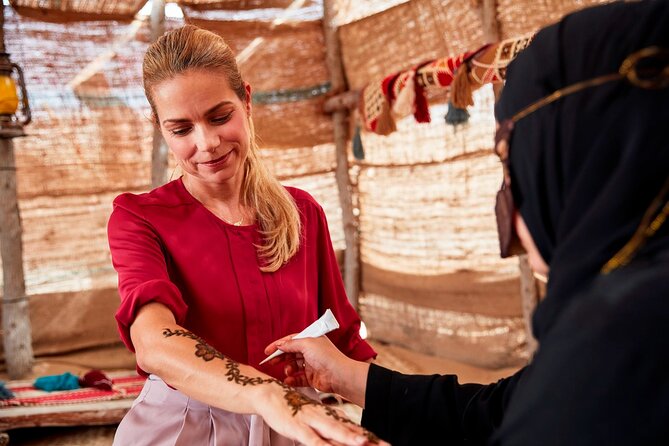 4x4 Desert Safari Abu Dhabi with BBQ Dinner - Arabian coffee and dates provide a small cultural touch