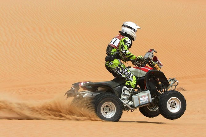 4x4 Self-Drive Quad Bike Safari with Camel Riding - One hour on the dunes