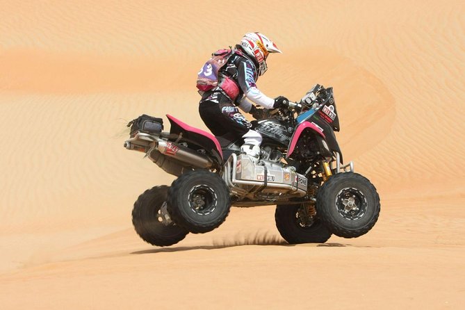 4x4 Self-Drive Quad Bike Safari with Camel Riding - The quad-bike briefing and first run