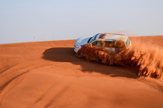 6-Hour Dubai Desert Safari with BBQ Dinner & Quad Biking - Dune bashing with drivers who make the difference