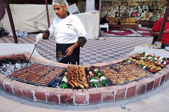 6 Hours Desert Safari Dubai Tour with BBQ Dinner & Live Shows - Sandboarding and sunset photos add slower moments
