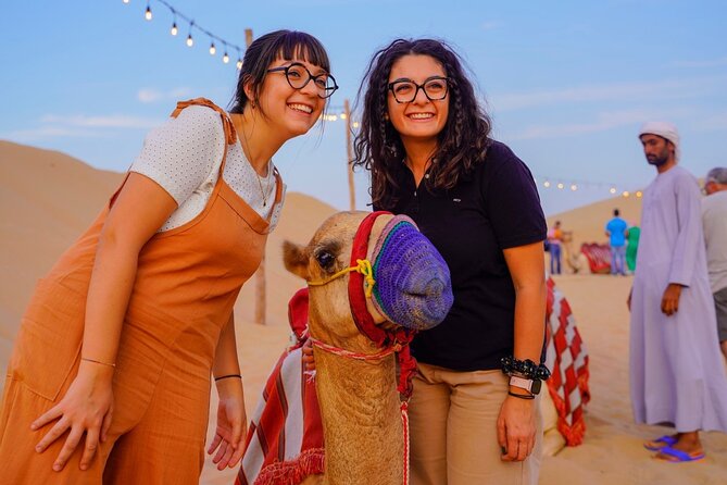 6 Hours Desert Safari Dubai Tour with BBQ Dinner & Live Shows - Dinner includes barbecue, vegetarian starters, and a 15-plus dish buffet