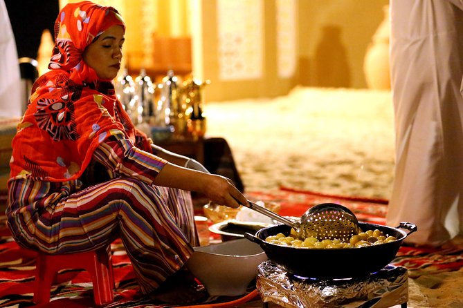 Abu Dhabi Afternoon Desert Safari and BBQ Dinner - A traditional-style Bedouin camp in the desert