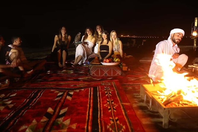 Abu Dhabi Desert Safari: Live Shows, Camel Rides & BBQ Buffet - Tanoura, belly dance, and fire performances