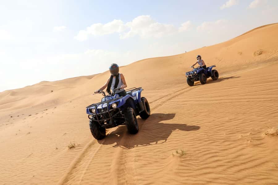 Abu Dhabi: Desert Safari, Quad Bike, Camels & Sandboarding - Leaving Abu Dhabi for Al Khatim Desert