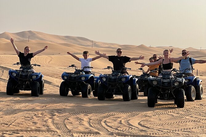 Abu Dhabi Desert Safari Tour with Shows & Buffet Dinner - Adventure Gate Camp and the short camel ride