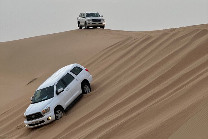 Abu Dhabi Desert Safari With BBQ Dinner & Live Shows - The Al Khatim dune-bashing ride
