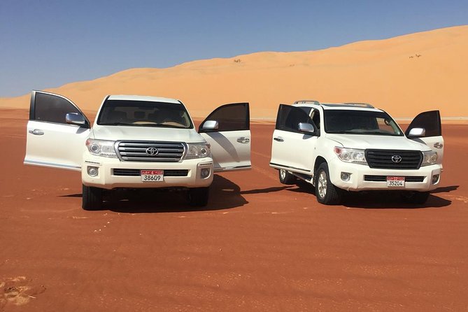 Abu Dhabi Desert Safari with BBQ Dinner & Shows - Dune bashing is the main adrenaline stop