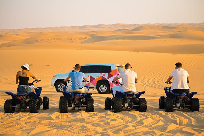 Abu Dhabi Evening Desert Safari - Private car Dune bashing & BBQ - Leaving Abu Dhabi behind around 2:30 pm