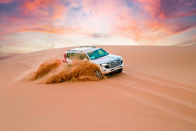 Abu Dhabi Morning Desert Safari: 4x4 Dune Bashing, Camel Ride and Sandboarding - The 4x4 dune bash is the star attraction