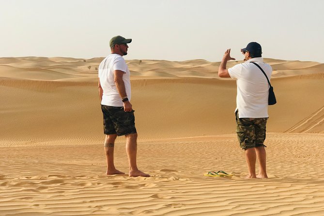 Abu Dhabi Morning Desert Safari,Dune Bashing,Sandboarding,Camel Riding&Quad Bike - Leaving Abu Dhabi for the open desert