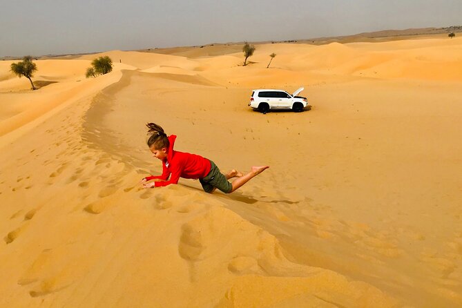 Abu Dhabi Morning Desert Safari,Dune Bashing,Sandboarding,Camel Riding&Quad Bike - Who will enjoy this desert safari most?