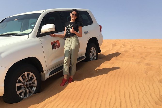 Abu Dhabi morning desert safari - Private car - Reaching the Al Khatim dunes