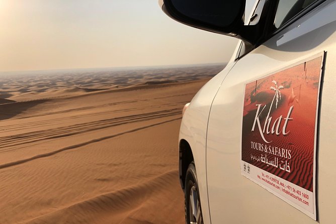 Abu Dhabi morning desert safari - Private car - Dune bashing with a private 4WD