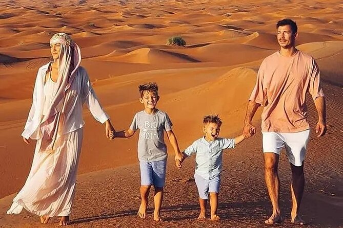 Adventurous Red Dune Desert Safari Deal with Quad Bike,Shows &BBQ - Camel riding and sandboarding