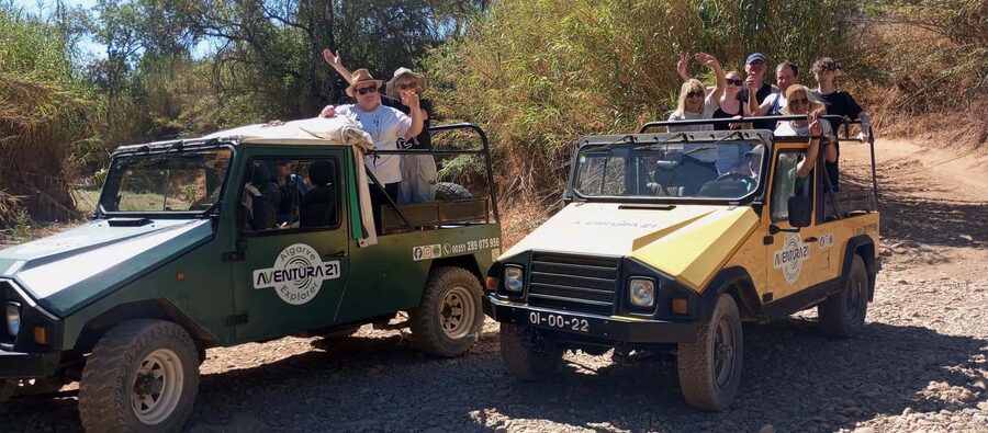 AFTERNOON JEEP SAFARI & SUNSET - Pickup in Albufeira and the first 30 minutes