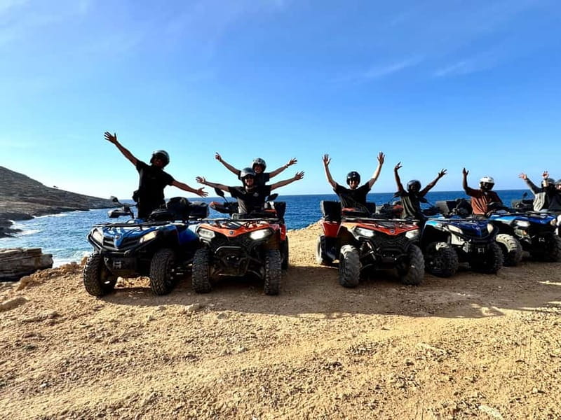 Ag. Pelagia Crete: Quad Safari to explore authentic villages - The first climb brings sea views and a little dust