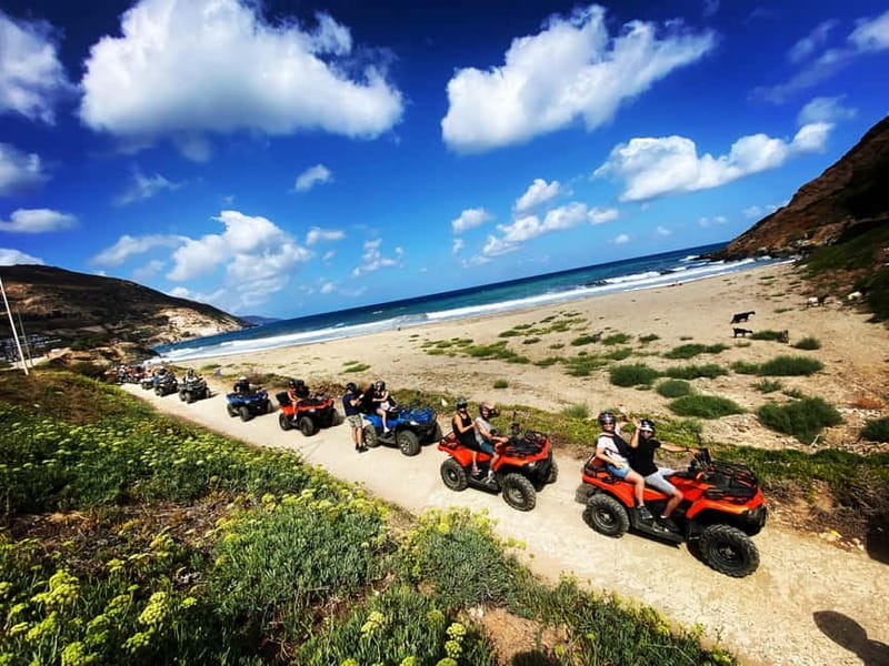Ag. Pelagia Crete: Quad Safari to explore authentic villages - The mountain track leads to wide Cretan views