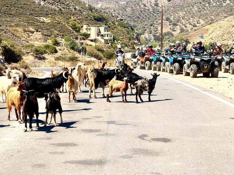Ag. Pelagia Crete: Quad Safari to explore authentic villages - Achlada and its old houses offer the tours most unusual stop