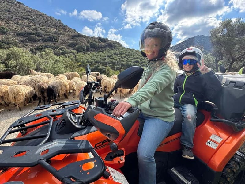 Ag. Pelagia Crete: Quad Safari to explore authentic villages - Starting in Agia Pelagia with a proper quad lesson