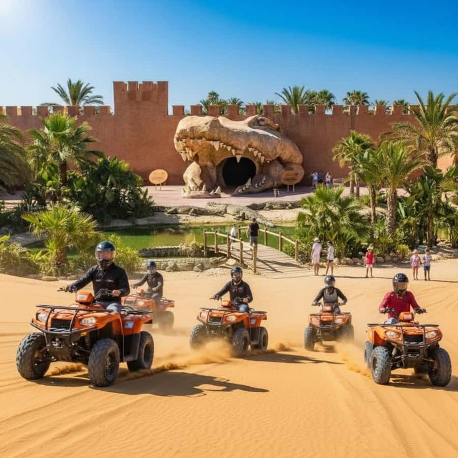Agadir: Quad Safari with Crocoparc Optional - Key points to know before booking