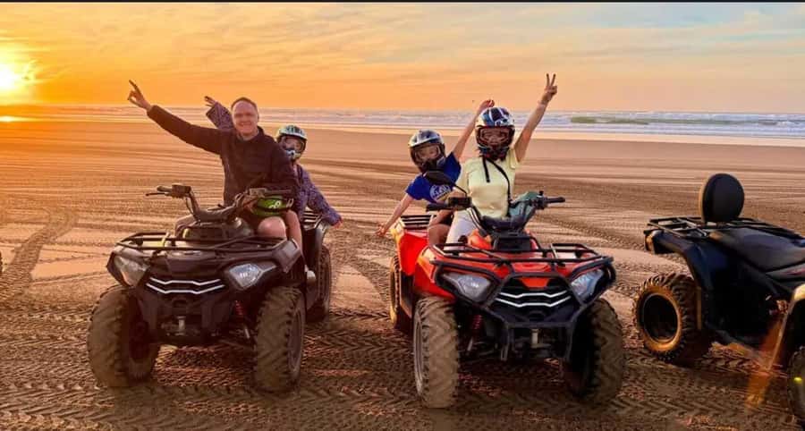Agadir/Taghazout: Desert & Beach Safari Quad With Transfer - Leaving Agadir for the Takate desert