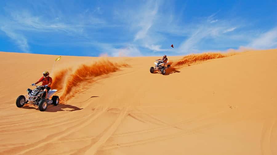 Agadir/Taghazout : Quad Bike Safari Desert - Two hours across dunes, hills, and village tracks