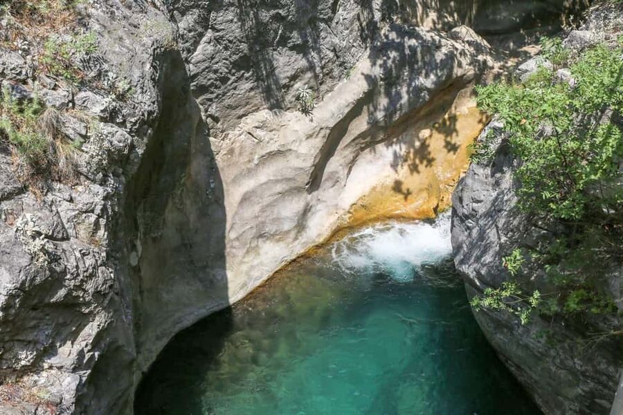 Alanya: Family Jeep Safari w/Canyon, River & Village Visit - The I Love Alanya terrace puts the city below you