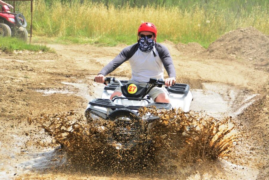 Alanya: Quad Bike Safari - What the terrain feels like on a quad