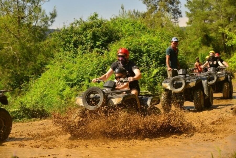 Alanya Quad Safari Tour 3 Hour - Returning along the track
