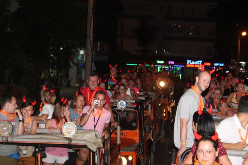 Alanya: Sunset Night Safari with Boat Trip with Dinner - Two hours along Alanya’s coast