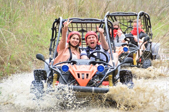 Antalya / Belek : Combo Rafting Quad & Jeep & Zipline ( 4 in 1 ) - A quick zipline above the river