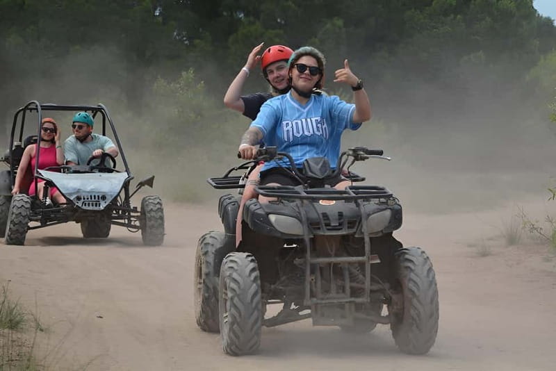 Antalya Kemer Merkez Transferli Quad Safari - Riding the rocky mountain route near Geyik Mountain