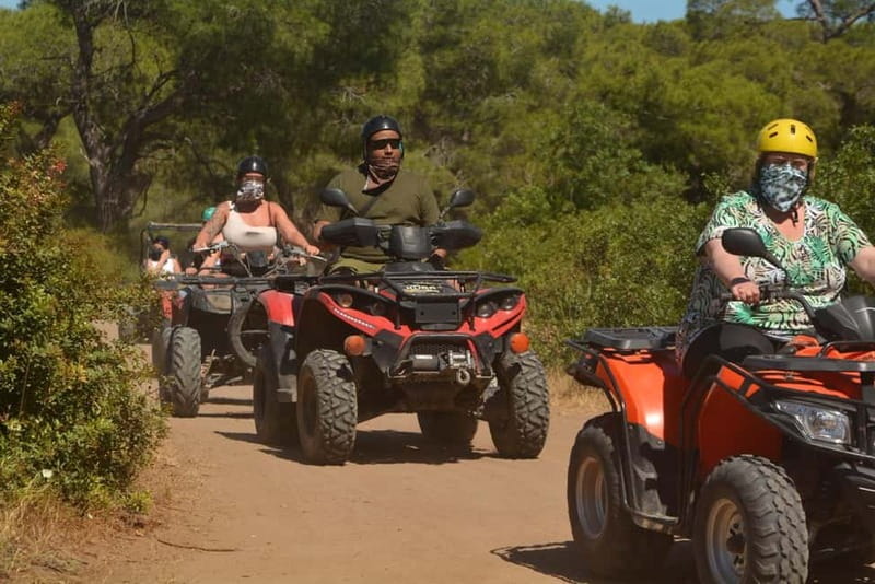 Antalya: Lara Beach Region Quad Safari - Getting started with the safety briefing