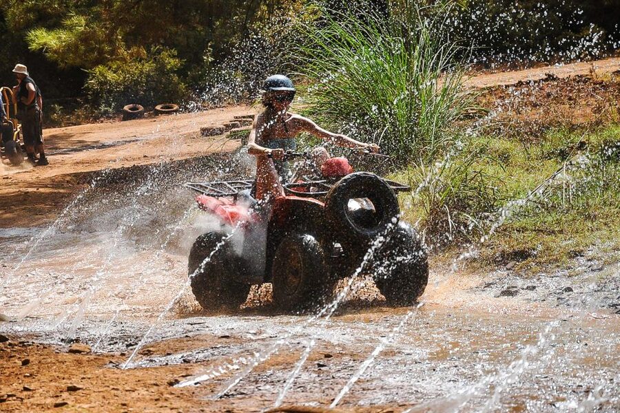 Antalya: Quad Safari Experience with Hotel Transfer - Getting comfortable on an automatic quad