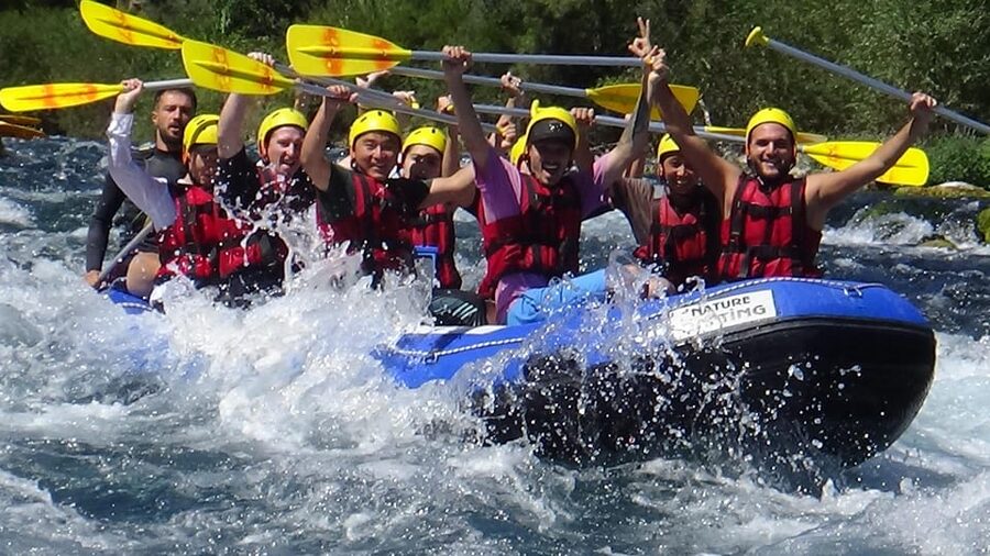 Antalya: Rafting & Buggy, Quad Safari & Zipline Adventure - Rafting through Köprülü Canyon