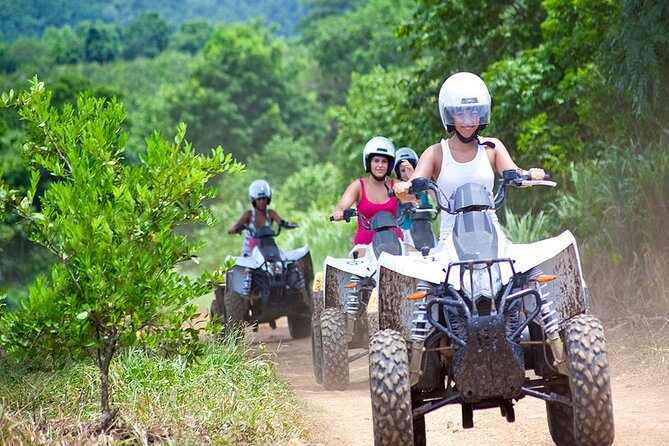 Antalya Super Combo W/Rafting ,Jeep Safari ,Quad Biking & Zipline - Quad biking through dust and mud