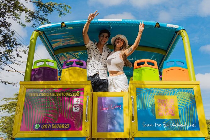 Aruba Full Island Safari with Baby Beach & Natural Bridge - A drive through San Nicolas, Aruba’s Sunrise City