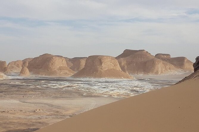 Bahariya Oasis Journey into Tranquility Exploring Safari Desert - Black Desert: dark hills before the white chalk