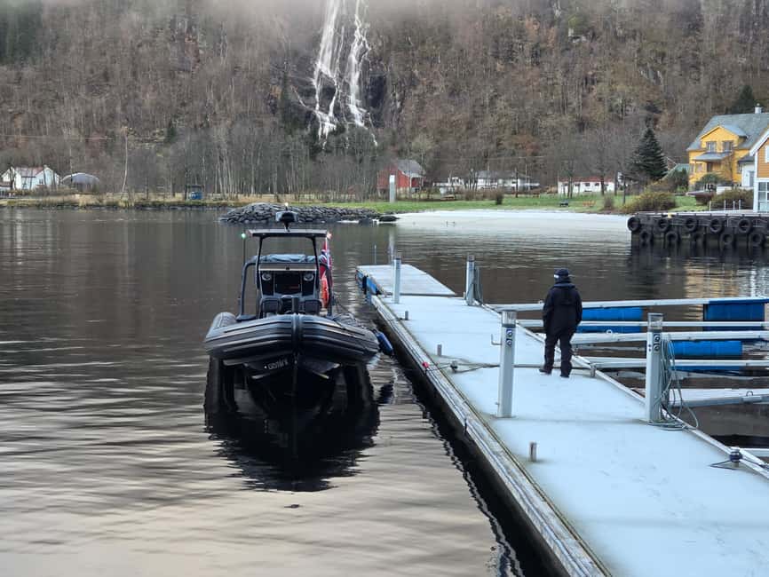 Bergen: Mostraumen Fjord Safari - by Premium RIB Boat - Mostraumen, the narrow passage finale