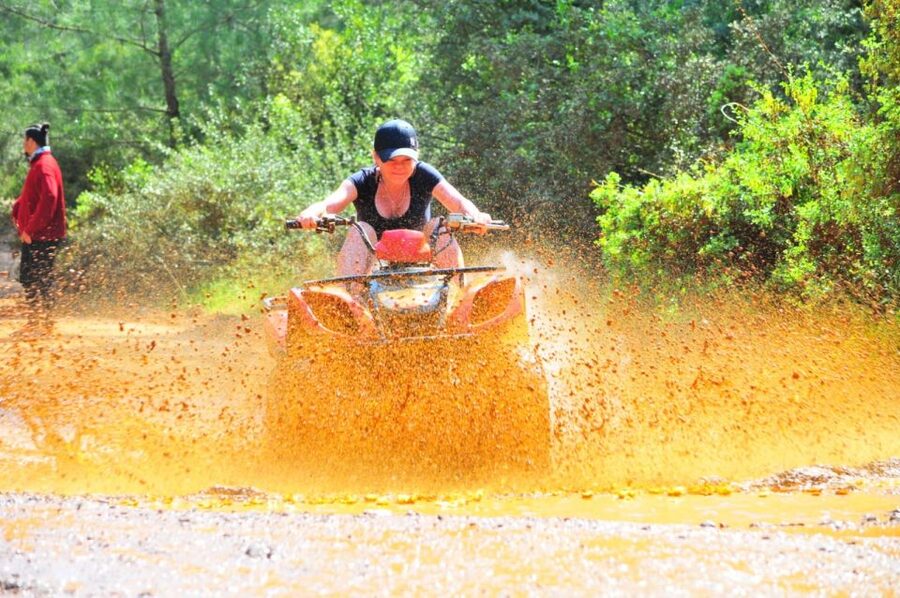 Bodrum: Off-Road Quad Safari with Hotel Pickup - Sharing the quad and managing the pace