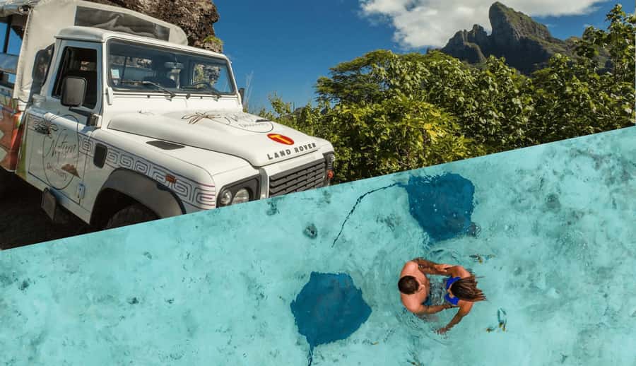 Bora Bora by Land and Sea: 4WD Safari and Snorkel - Three viewpoints, three different ways to see Bora Bora