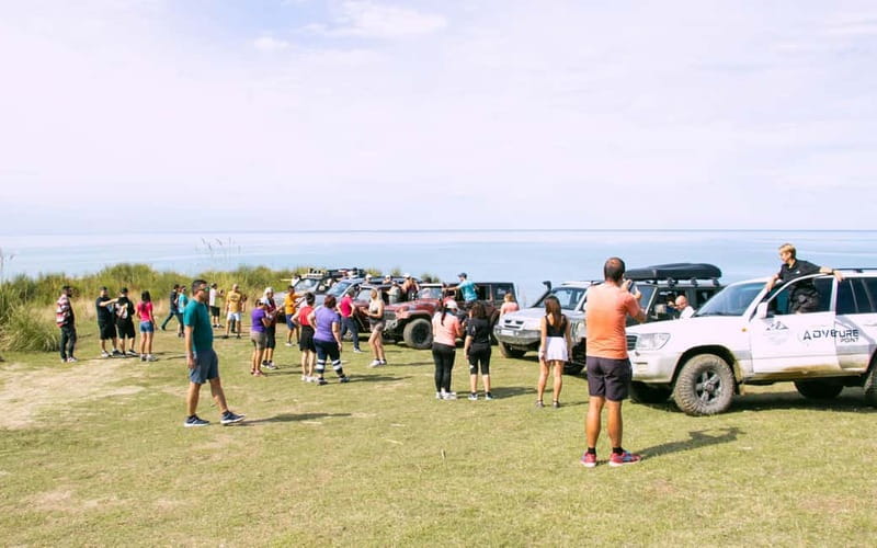 Bovilla Lake & Mount Gamti Expedition by 4x4 Safari car - Arriving above Bovilla Lake