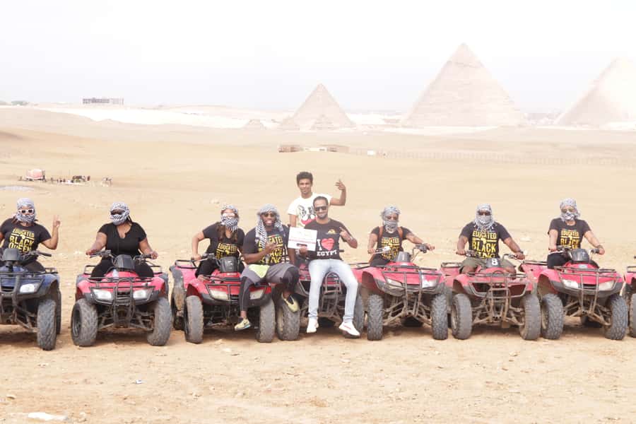 Cairo: Giza Pyramids Tour with Quad Bike Safari & Camel Ride - Who should book this Giza experience?