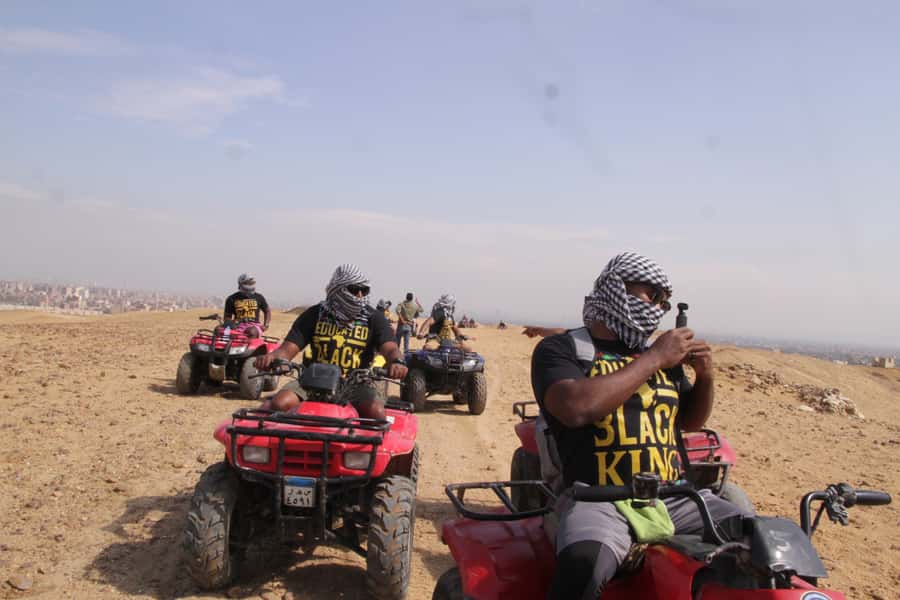 Cairo: Giza Pyramids Tour with Quad Bike Safari & Camel Ride - The Sphinx and Valley Temple finish the ancient-site visit
